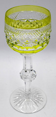 St. Louis Cut to Clear Chartreuse Wine Glass – Trianon Pattern