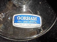 Gorham Citadel Epic Sherbet Stems Clear 1973-1974 Set Of 6 Signed