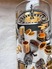 4 MCM Gambling Black Gold 1 Armed Bandit Horse Racing Poker Dice Roulette Poker