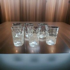 VTG Discontinued Pasabahce Mirage Juice Glasses, Set of Six 6 Oz