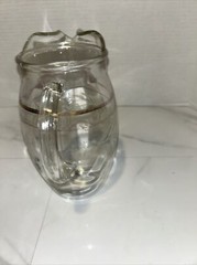 Grapevine Etched Glass Cocktail- Juice Picture 7.5” H Vtg. From 1940’s?