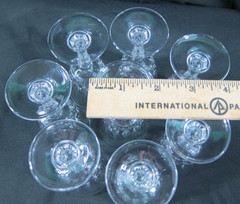 VTG Cristal D’Arques Durand Chantelle Crystal 4 3/8” Cordial/Liqueur Goblets – 8
