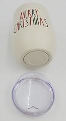 Rae Dunn 12oz Wine Tumbler Travel Mug Merry Christmas
