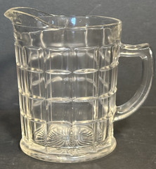 Depression Glass Circa 1930’s HAZEL ATLAS COLONIAL BLOCK Clear 8 oz CREAMER