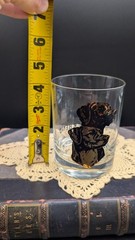 Vintage Set of 6 Rockbend Black Labrador Retriever Lowball / Old Fashioned Glass