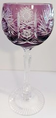 Amethyst Water Goblet By Unknown Manufacturer 7 3/4″