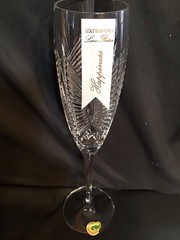Waterford Crystal Love Happiness Champagne Flutes – Pair – NEW in Box,