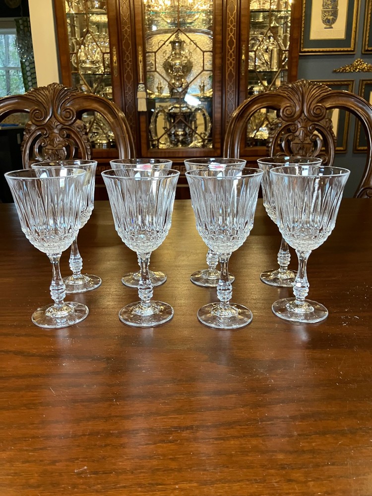 Radiance by Fostoria – ESTATE SET – Eight Vintage Wine Glasses