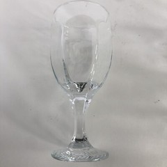 Libby Chivalry Clear Wine Glass Stemware Textured Design 8 OZ 6.25″ Set of 4 EUC