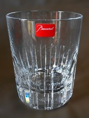Baccarat Harmonie Crystal Old Fashioned Glass Tumbler 4.2in Unused Japan
