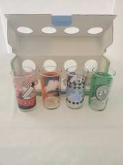 Precidio 8 Oz Juice Glasses – VINTAGE Video Games – RETRO – Set of 4 NEW