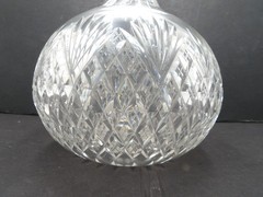 American Brilliant Cut Glass ABP Diamond & Fan Wine Open Carafe