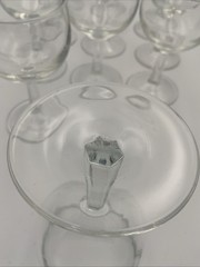 Vintage Luminary France Ball Shape Glass Set Of 11 , 4 1/2” High