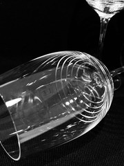 Vintage Luminarc Harena Cut Crystal Wine Glasses Set of 4 Made in France 8”