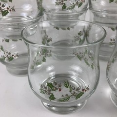 Pfaltzgraff Heirloom Juice Rocks Glasses Libby Set Of 10 Vintage, Near MINT!