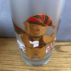 4 Vtg Culver 22K Gold High Ball Glasses Christmas “Yule” Bears W/Box – Festive