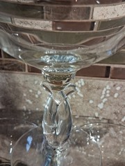 Three Heisey Glass Lariat Sherbet Champagne Clear 4.875″ X 3.875″ (Set of 3)