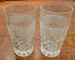 Set of 2 Anchor Hocking Wexford 5 3/8″ Tumblers 10 ozs