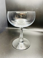 Set of 2 Fostoria FASCINATION Clear Glass Elegant Sherbet Champagne 4.75″