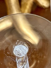 Lenox Monroe Gold Trim Set Of 2 Iced Tea Water Cocktail Beverage Goblets