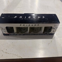 Friends Quotes 4 Pack Mini Glasses 1.5 Ounces