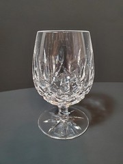 6 Waterford Crystal Small Lismore Brandy Glasses 4 1/2″ 8pt Star Sniffer Set