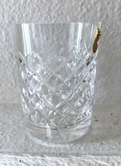 Vintage WATERFORD Crystal ALANA Double Old-Fashioned Glass Grammer Jeweler Box