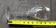Waterford Crystal Ballet Ribbon Essence White Wine Glasses (pair) 9 1/2 in. tal