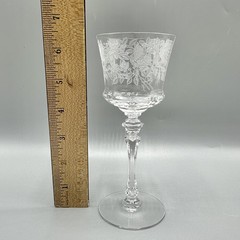 Set Of 5 Vintage Tiffin Franciscan LA ROSA 6 1/2” Claret Wine Glasses /cb