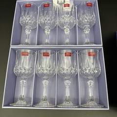 Set of 8 Cristal D’Arques Longchamp Water Goblets 10.25 oz NIB (2x 4-Packs)