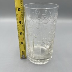 4 MCM Oiva Toikka Iitala Flora Arabia Nuutajärvi Glass Tumblers Finland AS IS