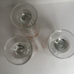 Set of 3 Royal Norfolk AUTUMN LEAVES & ACORNS WATER GOBLETS Gather Fall 7″