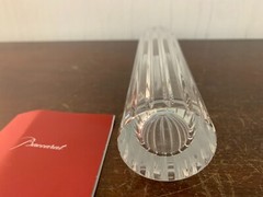 Single crystal vase by Baccarat h: 17 cm