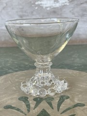 Set of 6 Anchor Hocking Berwick Boopie Clear Champagne Cocktail Sherbet Glass