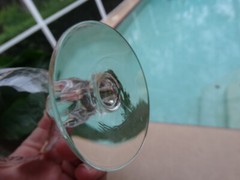 Libbey Glass Rose Bouquet (AKA Rose and Bud WDCO) Liquor Cocktail Stem 3003 EUC