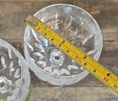 Set of 3 Schott Zweisel GARDONE Cut Crystal Water Goblets 6⅞» Tall EXCELLENT