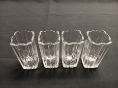 Alexandria Set Of 4 Crystal Clear 3oz. Taster Shots