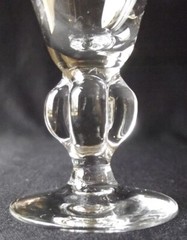 SET OF4 ELEGANT VINTAGE SENECA ‘INGRID’ CORDIAL, LIQUOR, SHOT GLASSES 1oz.