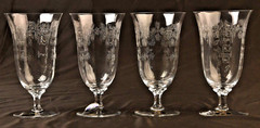 LENOX CASTLE GARDEN ICED TEA (x4) NWT 6.625″ NWT *Hard to Find*