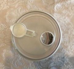 Vtg Libbey Currier & Ives Horse & Buggy Decorated Cocktail Shaker Glass w/Lid