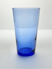 Libbey “Flare (Blue)” Pair of Highball Tumbler Glasses 5 7/8” 17oz