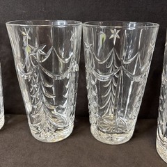 O’Tannenbaum Gorham Full Lead Crystal Set of 4 Highball Glasses Germany 16 oz