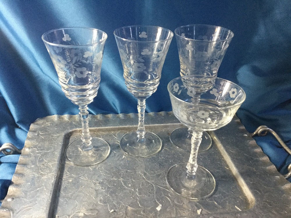 CHOICE Libbey Rock Sharpe Halifax #3005 Stem Wine Goblet(s) or Champagne sorbet