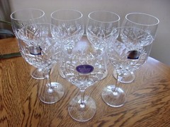 Wine Red Wine Royal Doulton Arden Blown Crystal – Set of 7
