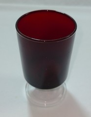 Ruby Red Luminarc France Verrerie DArques Cordial Wine Glass Vintage