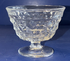 Vtg Replacement MCM Fostoria American Deep Dish Sherbet Footed 3 1/4H X 3 7/8W