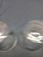 MCM Vintage Set Of 2 Atomic Star Burst Double Old Fashion Glasses