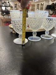 Vintage Fenton French Opalescent Moonstone Liquor/Shot Glass 4”