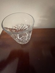 Rare Royal Brierley Crystal Braemar 8 oz Cut Crystal Whiskey Glass