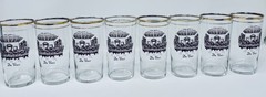 MCM Set Vintage Last Supper Da Vinci Drinking Glasses Barware Religious